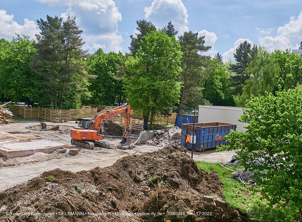 17.05.2022 - Baustelle am Haus für Kinder in Neuperlach